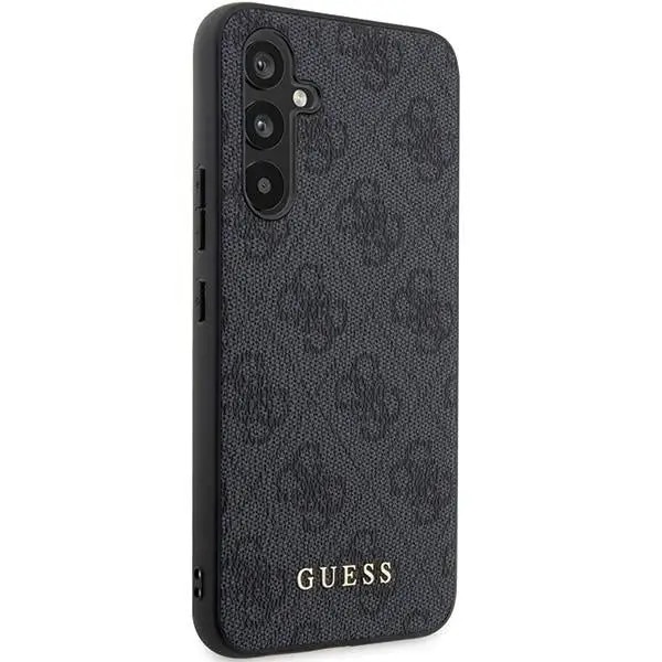 Carcasa Guess 4G Metal Gold Logo compatibila cu Samsung Galaxy S23 FE, Gri