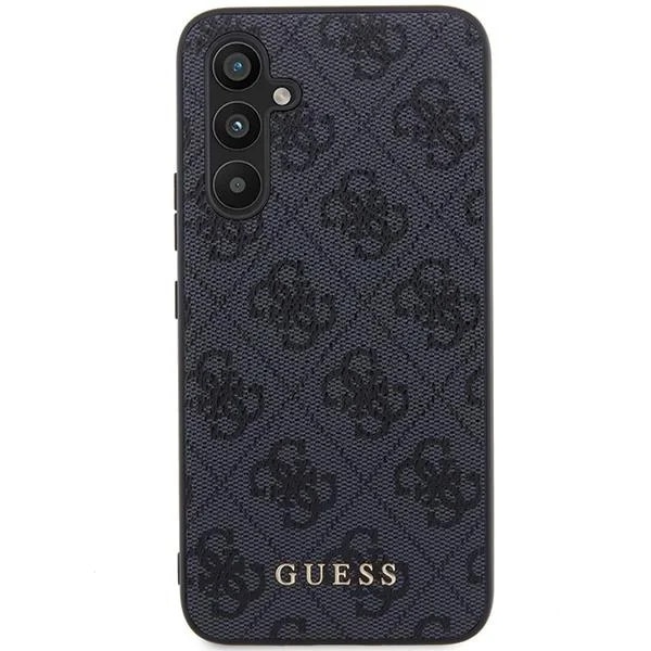 Carcasa Guess 4G Metal Gold Logo compatibila cu Samsung Galaxy S23 FE, Gri