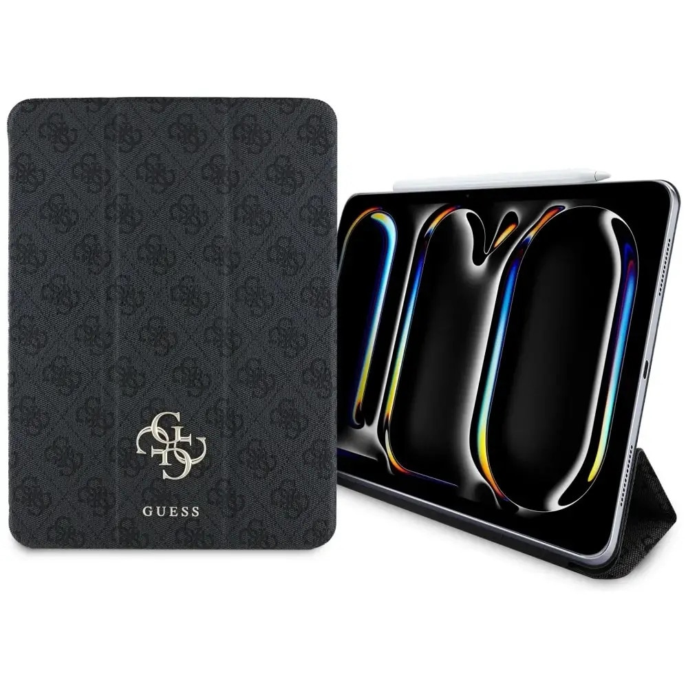 Husa pentru iPad Pro 11 (2024) - Guess Magnetic 4G Big Logo (GUFC11PM24PS4SGK) - Black