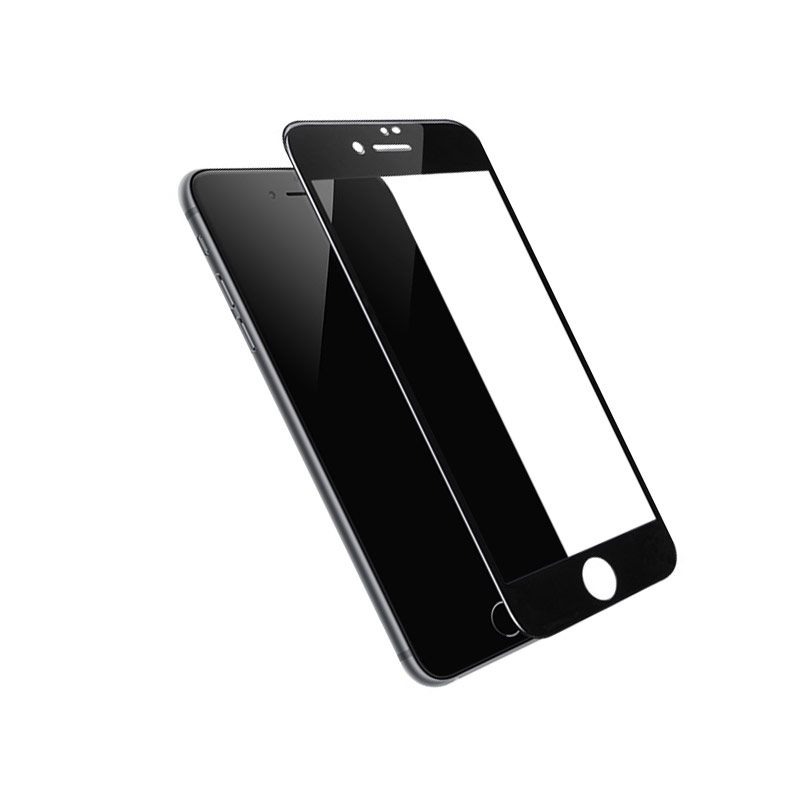 Folie din sticla securizata cu margini negre pentru Iphone 7