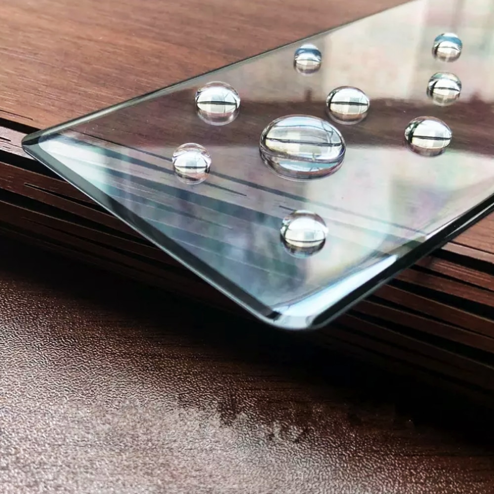 Folie de protectie pentru Samsung Galaxy S10, Sticla securizata 3D, Transparent/Negru