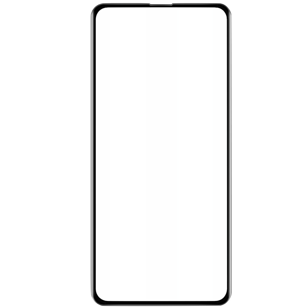Folie de protectie pentru Samsung Galaxy S10, Sticla securizata 3D, Transparent/Negru