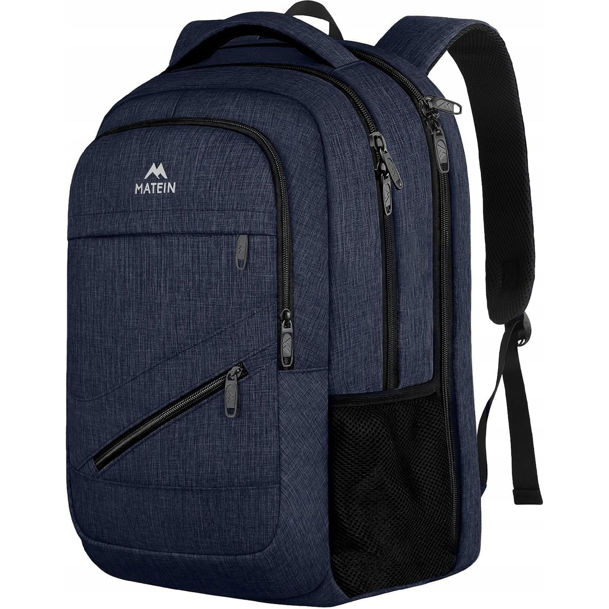 Rucsac Matein 1035, 3 compartimente, albastru, 46.5x33x20cm, 35L, USB, antifurt