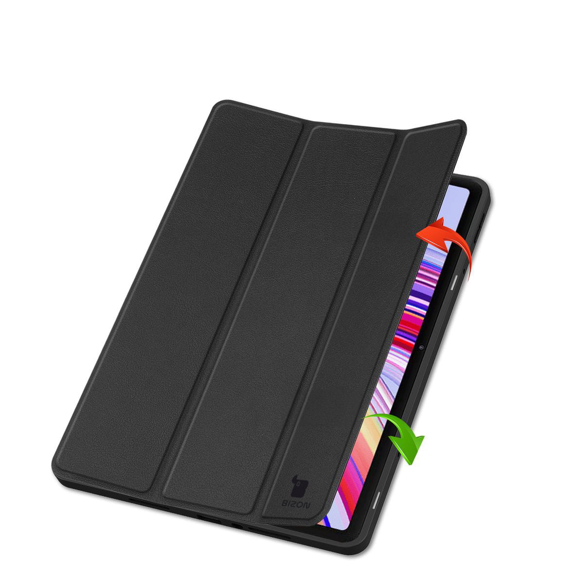 Husa tableta Bizon Case Tab Lizard pentru Xiaomi Redmi Pad Pro 12.1, Negru