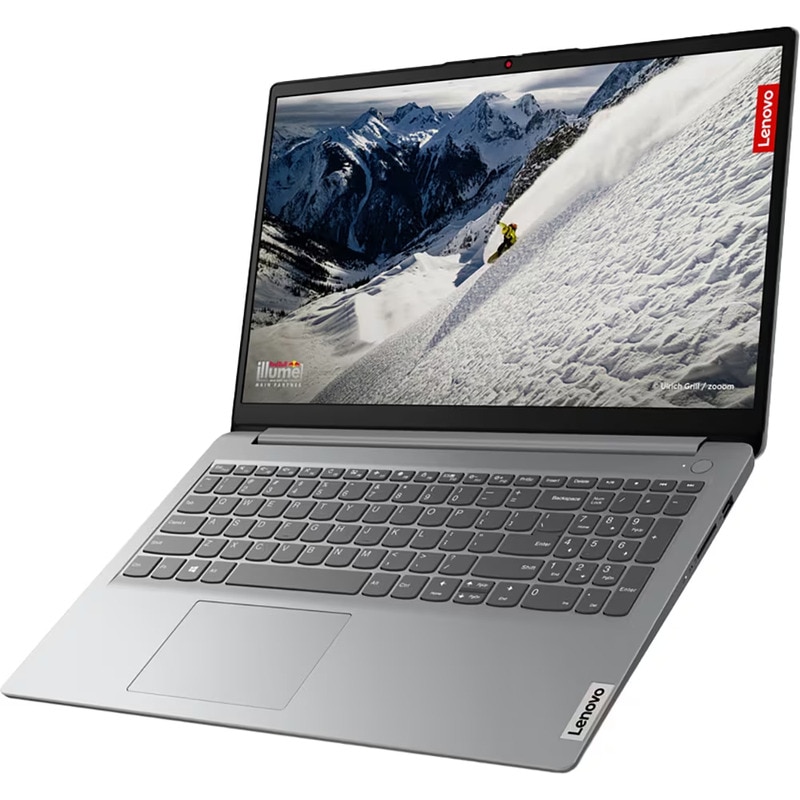 Laptop Lenovo 15.6'' IdeaPad 1 15ALC7, FHD, Procesor AMD Ryzen™ 5 5625U (16M Cache, up to 4.3 GHz), 6 nuclee, 16GB DDR4, 256 GB SSD, AMD Radeon, No OS, Cloud Grey