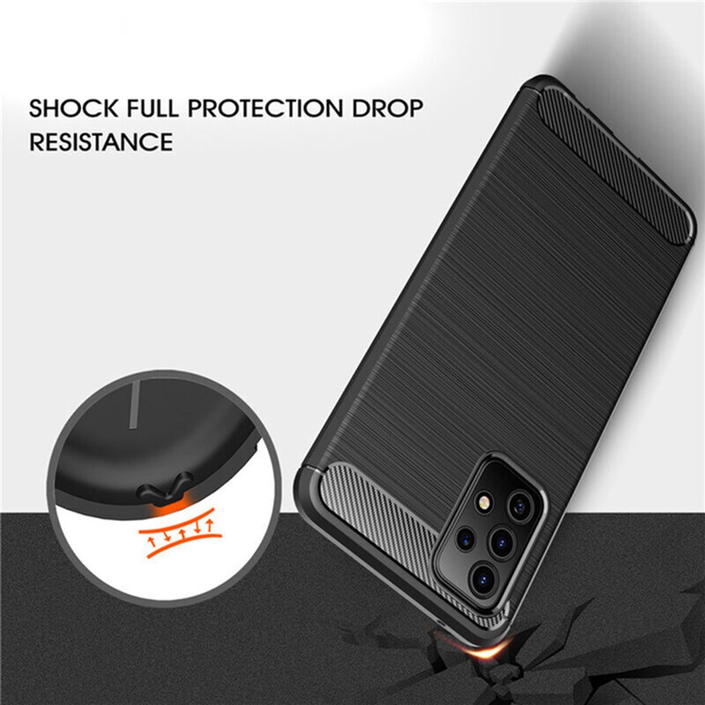 Husa de Protectie RAO Compatibila cu Samsung Galaxy A32 5G, din TPU, Rezistenta la Zgarieturi, Negru