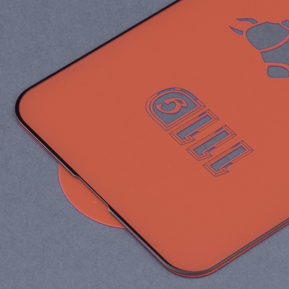 Folie telefon, Techsuit, 111D Full Cover, Antisoc, Negru, pentru iPhone 13/13 Pro/14