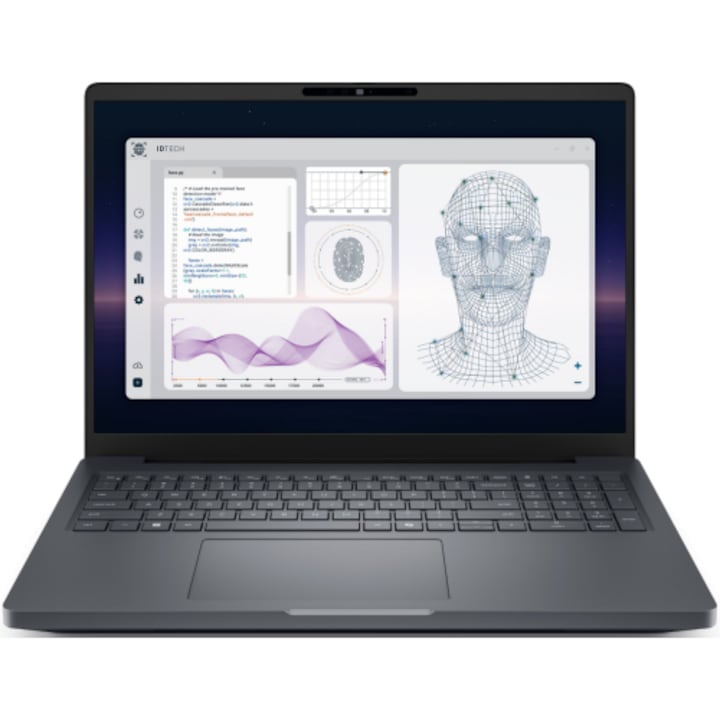 Laptop Dell Pro Max 16 MB16250 Procesor Intel® Core™ Ultra 7 265HX 30M Cache, up to 5.30 GHz 16" WUXGA, 32GB, 1TB SSD, NVIDIA RTX PRO 1000 @8GB, Win 11 Pro, Gri