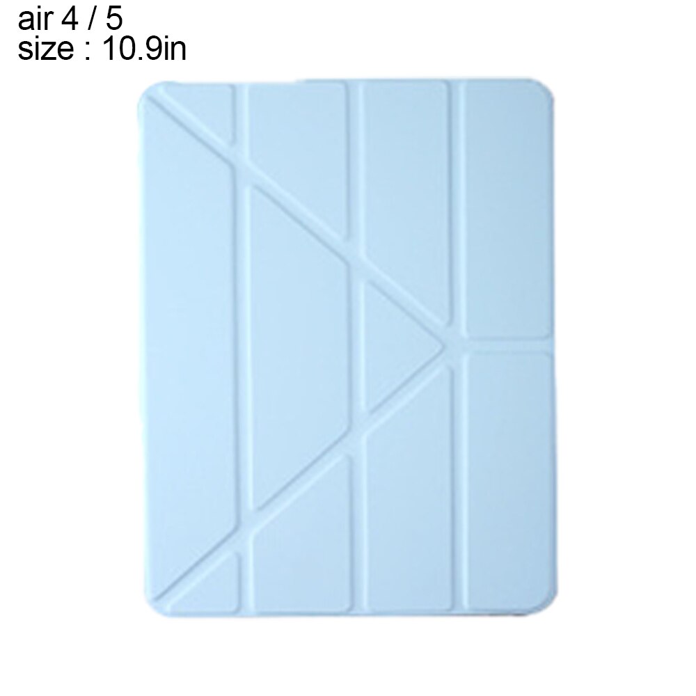 Husa de protectie compatibila cu iPad air4/5 (10,9 inchi) cu suport pentru creion, husa cu SoftTPU in forma de Y