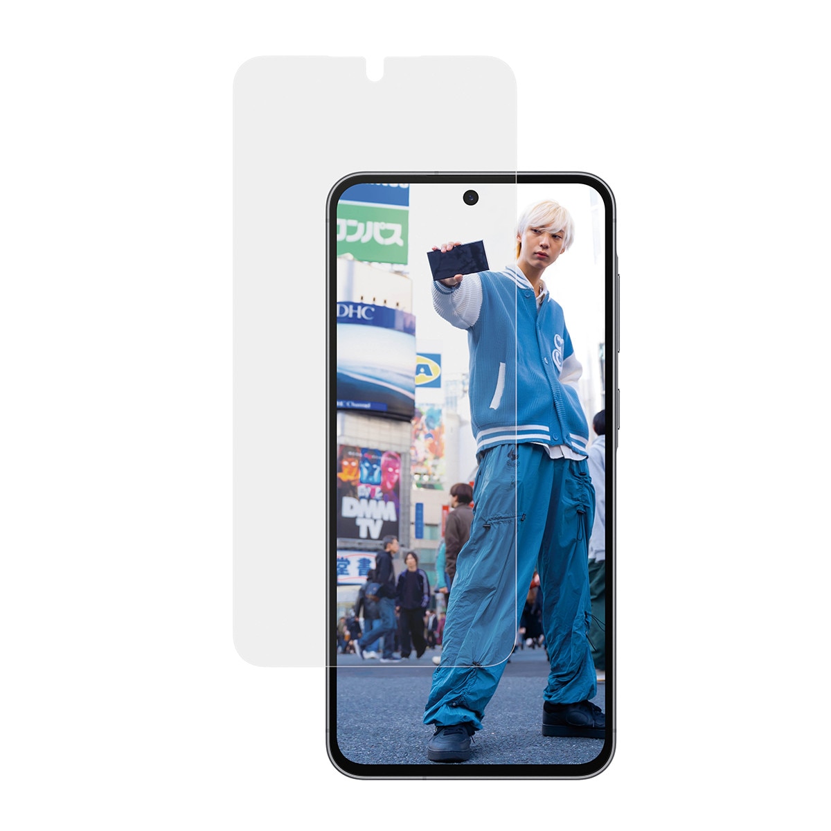 Folie sticla securizata PanzerGlass Ultra-Wide Fit, Kit montare inclus, compatibila cu Samsung Galaxy A57 5G, Transparent