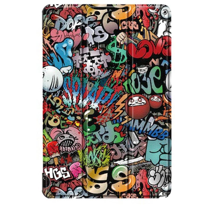 Husa compatibila cu Honor Pad X9, Tip carte, Bounce Technology, Functie Wake/ Sleep, Comando Stand, Protectie completa, Multicolor