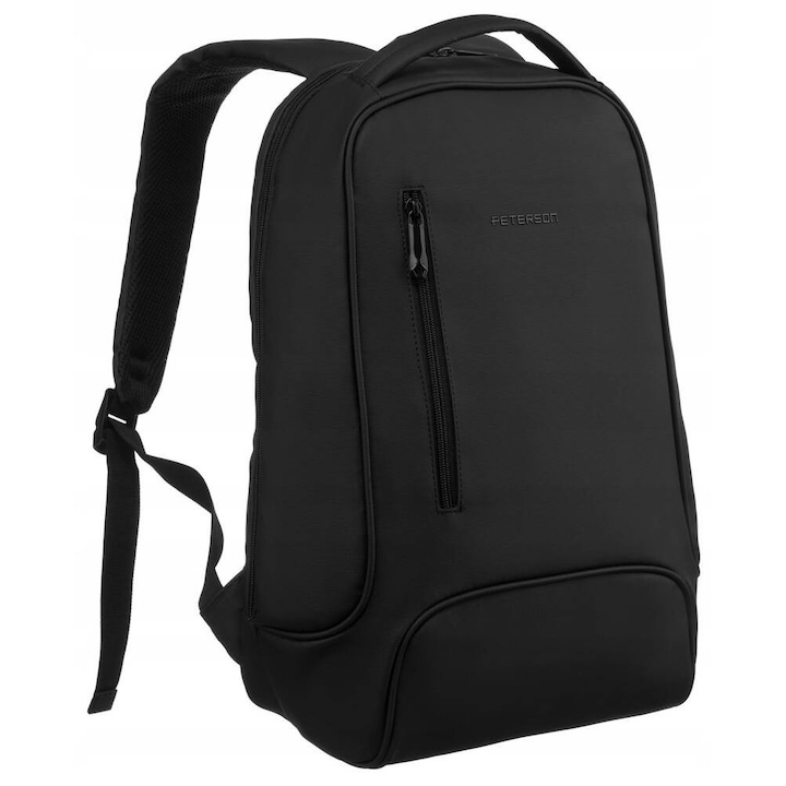 Rucsac business cu compartiment pentru laptop, Peterson, poliester rezistent, impermeabil, 34x27,5cm