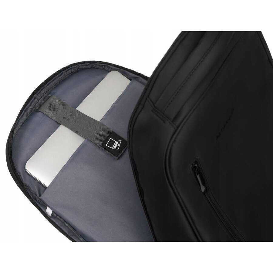 Rucsac business cu compartiment pentru laptop, Peterson, poliester rezistent, impermeabil, 34x27,5cm