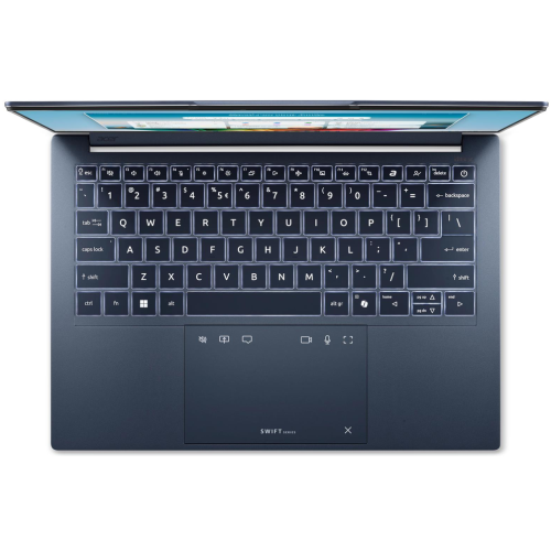 Laptop Acer Swift Go 14 AI SFG14 WUXGA 14 inch Intel Core Ultra 5 325 16GB 512GB SSD Windows 11 Home Frost Blue