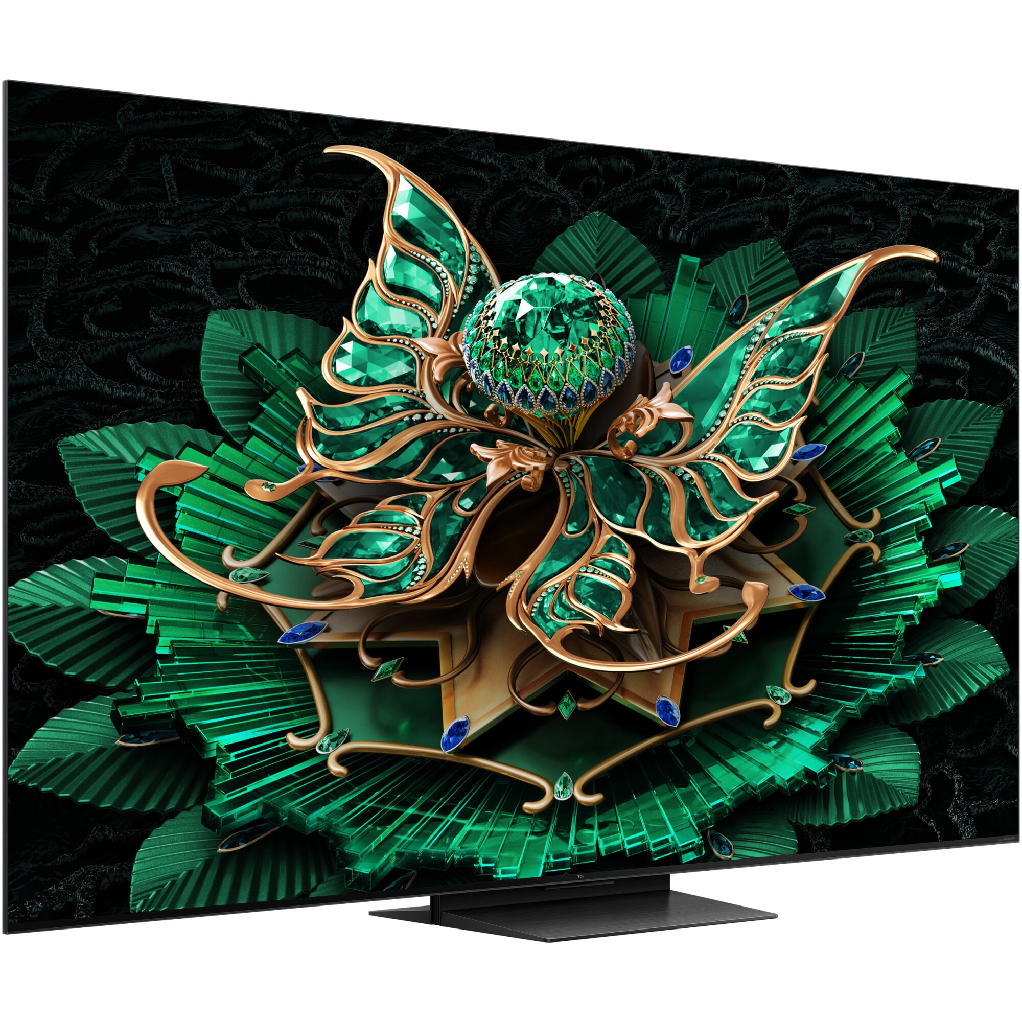 Televizor TCL QD-MiniLed 65C7K, 164 cm, Smart Google TV, 4K Ultra HD, 100Hz, Sunet Bang & Olufsen, Clasa F