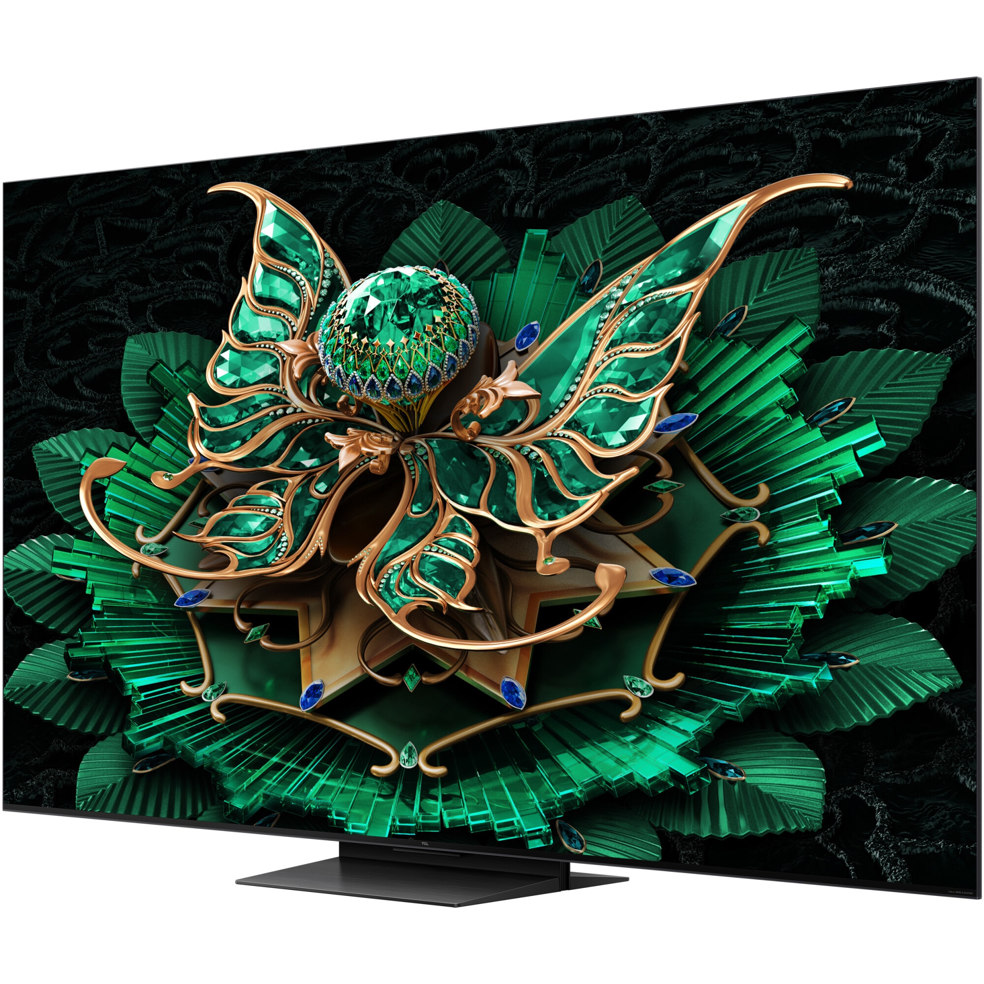 Televizor TCL QD-MiniLed 65C7K, 164 cm, Smart Google TV, 4K Ultra HD, 100Hz, Sunet Bang & Olufsen, Clasa F