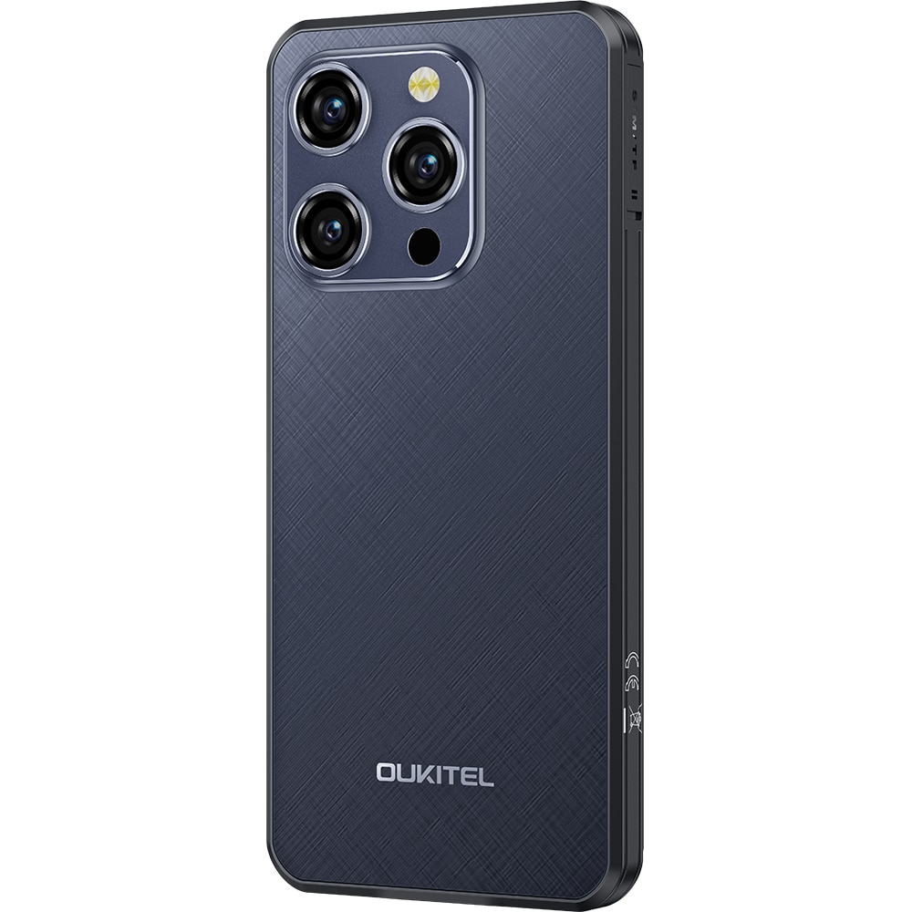 Telefon mobil Oukitel WP52, 5G, Dual SIM, Octa-Core Dimensity 6100+, 6.6-inch IPS, 256GB, Senzor Amprenta, 6500mAh, IP68/IP69K, NFC, Android 14, Blue