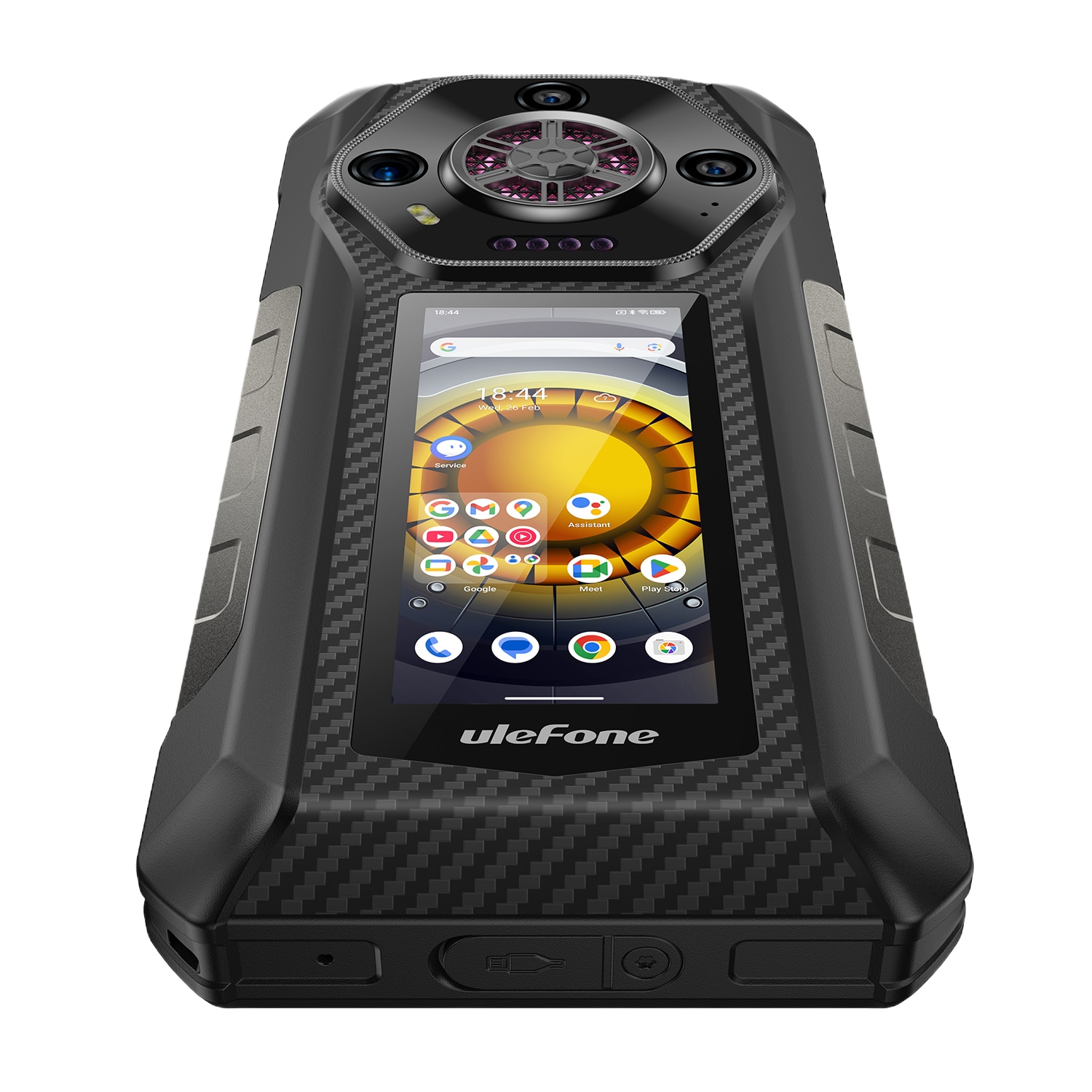 Telefon mobil Ulefone Armor 30 Pro, Dual SIM, 5G, Dual Display, 6.95' 120Hz Full HD+, MTK Dimensity 7300x, 32GB RAM (16GB + 16GB RAM), 512GB, 12800mAh, 66W, NFC, Android 15