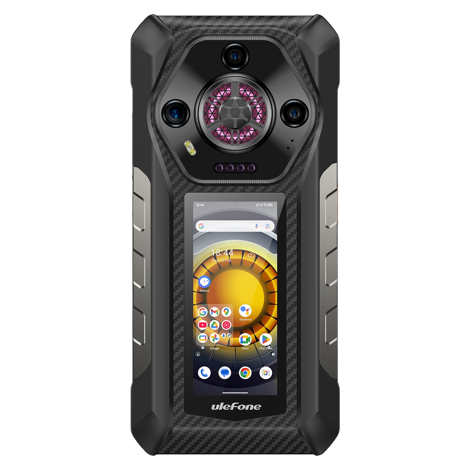 Telefon mobil Ulefone Armor 30 Pro, Dual SIM, 5G, Dual Display, 6.95' 120Hz Full HD+, MTK Dimensity 7300x, 32GB RAM (16GB + 16GB RAM), 512GB, 12800mAh, 66W, NFC, Android 15