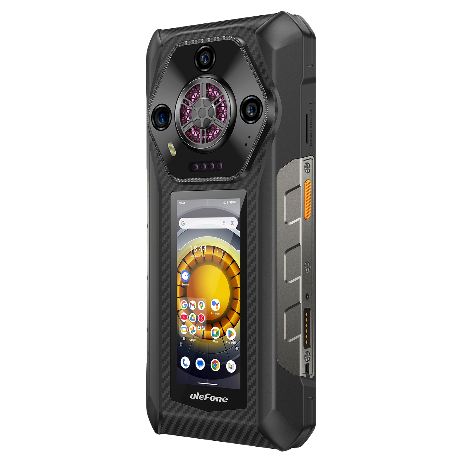 Telefon mobil Ulefone Armor 30 Pro, Dual SIM, 5G, Dual Display, 6.95' 120Hz Full HD+, MTK Dimensity 7300x, 32GB RAM (16GB + 16GB RAM), 512GB, 12800mAh, 66W, NFC, Android 15