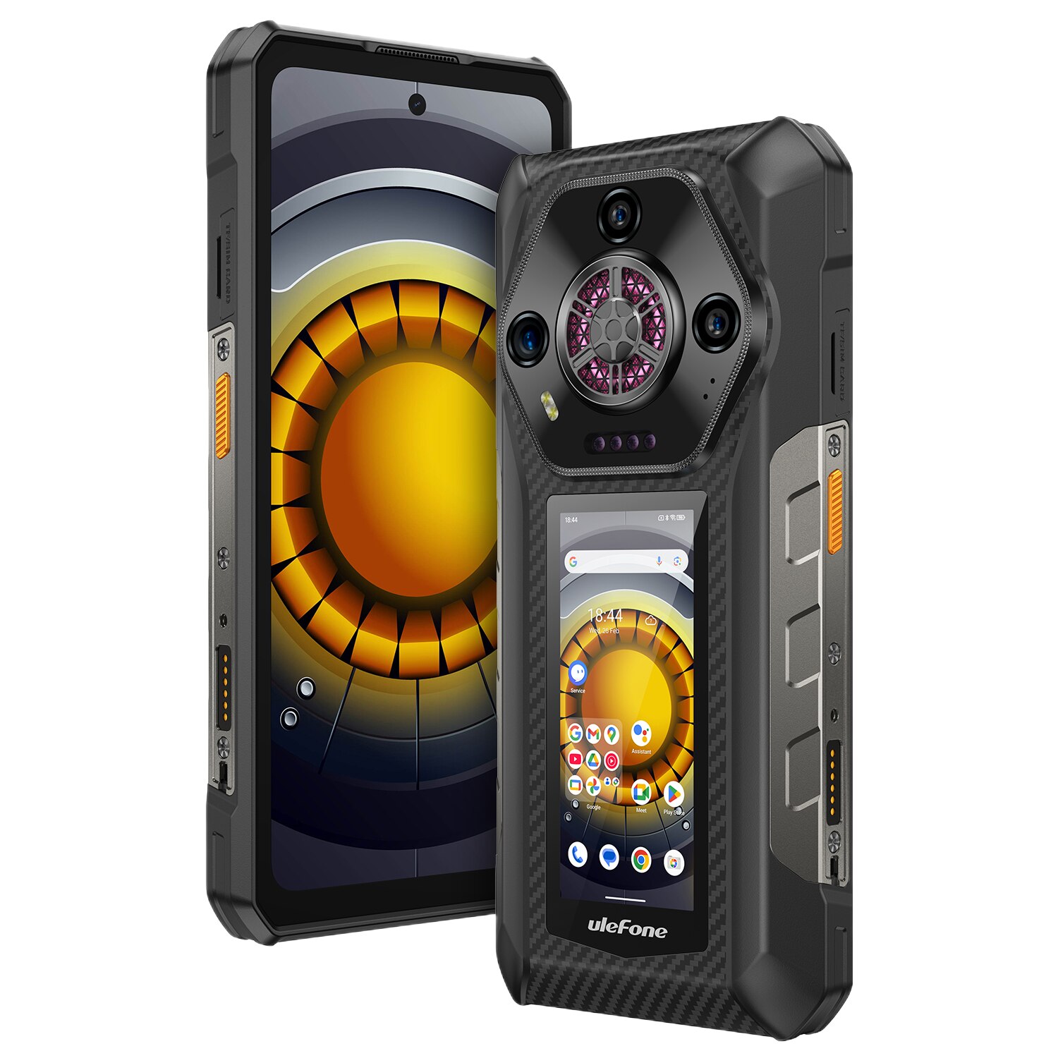 Telefon mobil Ulefone Armor 30 Pro, Dual SIM, 5G, Dual Display, 6.95' 120Hz Full HD+, MTK Dimensity 7300x, 32GB RAM (16GB + 16GB RAM), 512GB, 12800mAh, 66W, NFC, Android 15