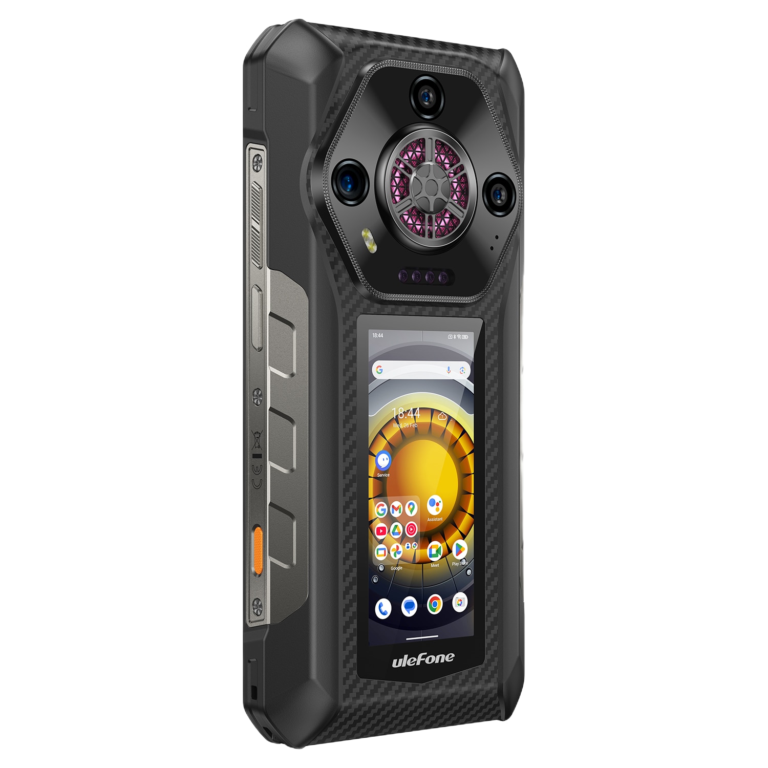 Telefon mobil Ulefone Armor 30 Pro, Dual SIM, 5G, Dual Display, 6.95' 120Hz Full HD+, MTK Dimensity 7300x, 32GB RAM (16GB + 16GB RAM), 512GB, 12800mAh, 66W, NFC, Android 15