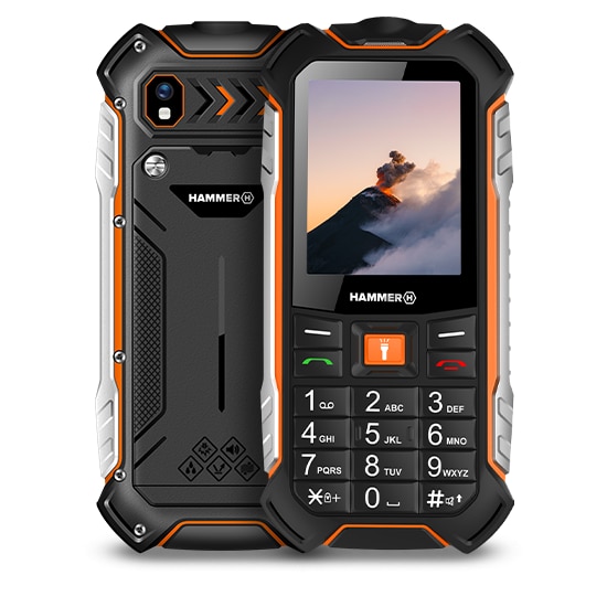 Telefon Mobil MyPhone Hammer Boost LTE, Dual SIM, 64 MB RAM, 1 GB, 4G, Negru