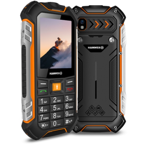 Telefon Mobil MyPhone Hammer Boost LTE, Dual SIM, 64 MB RAM, 1 GB, 4G, Negru