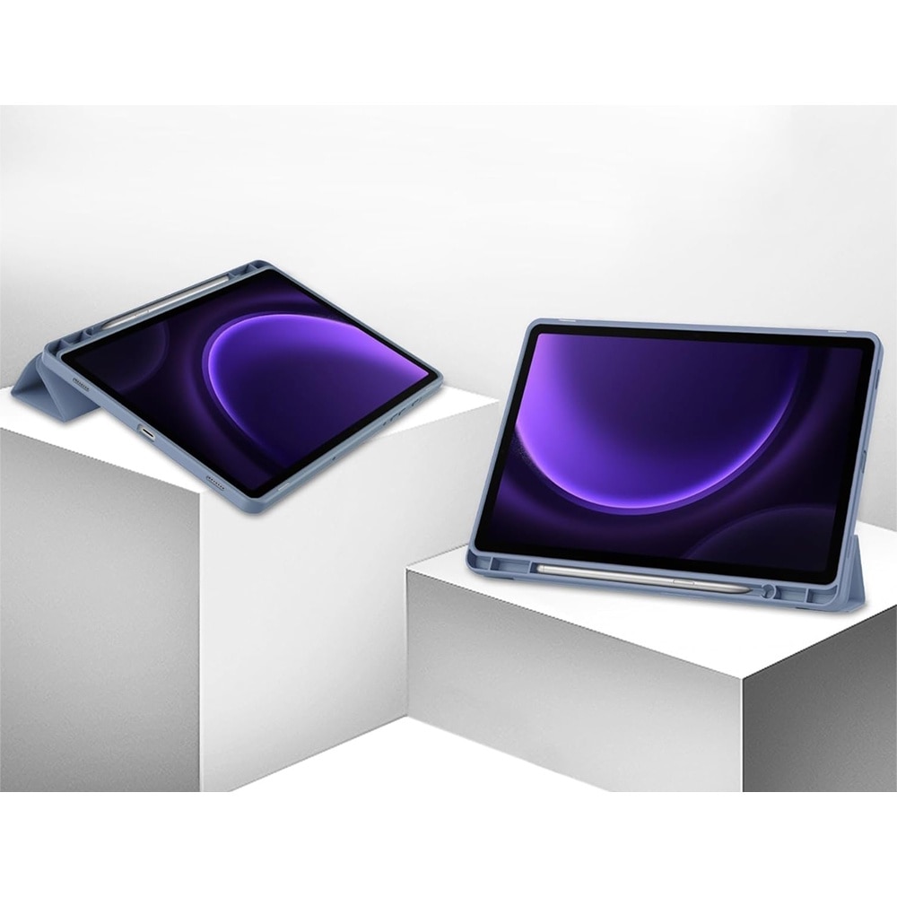 Husa compatibila cu Xiaomi Redmi Pad SE, 11 inchi, Tip carte, Comando Tab Protect, Protectie completa, Functie Stand, Mov