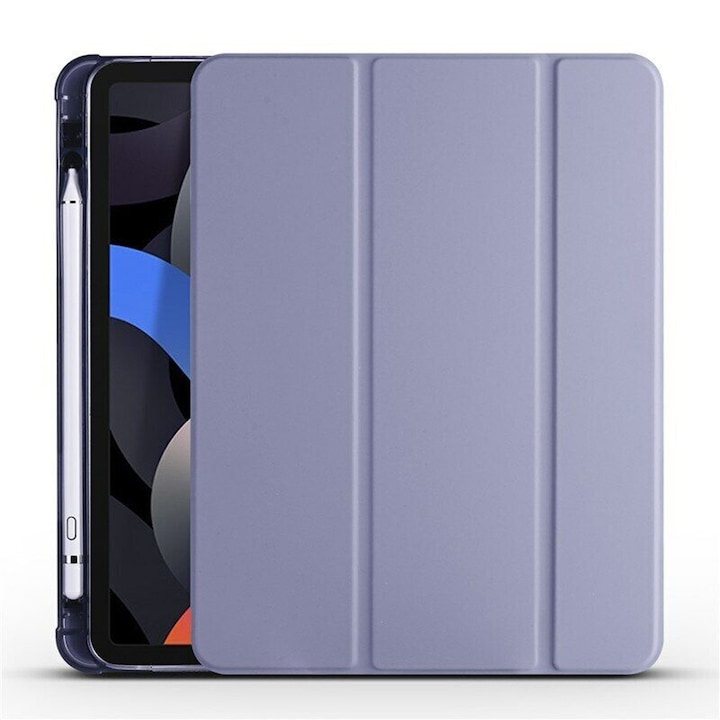 Husa compatibila cu Xiaomi Redmi Pad SE, 11 inchi, Tip carte, Comando Smart Protect, Protectie completa, Functie Wake & Sleep, Configurare Tip Stand, Mov