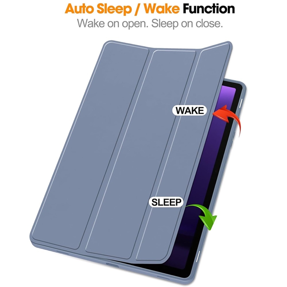 Husa compatibila cu Xiaomi Redmi Pad SE, 11 inchi, Tip carte, Comando Smart Protect, Protectie completa, Functie Wake & Sleep, Configurare Tip Stand, Mov