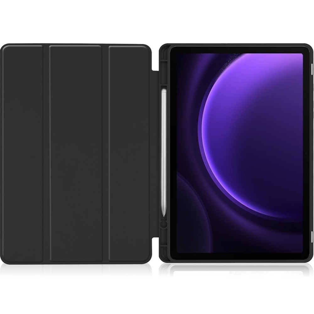 Husa compatibila cu Xiaomi Redmi Pad SE, 11 inchi, Tip carte, Comando Tab Protect, Protectie completa, Functie Stand, Negru