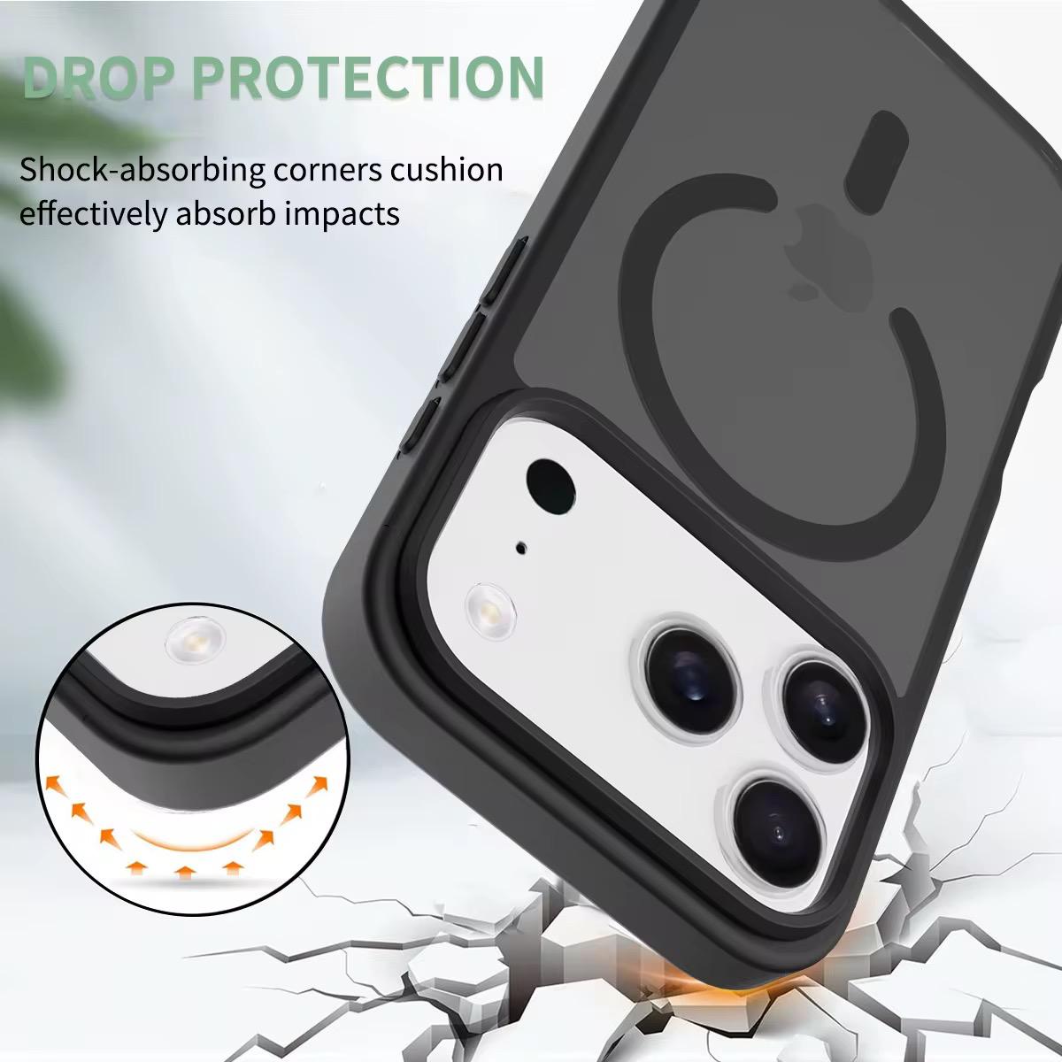 Husa de Protectie, Compatibila Apple iPhone 17 Pro, OG Purple, MagSafe - Negru