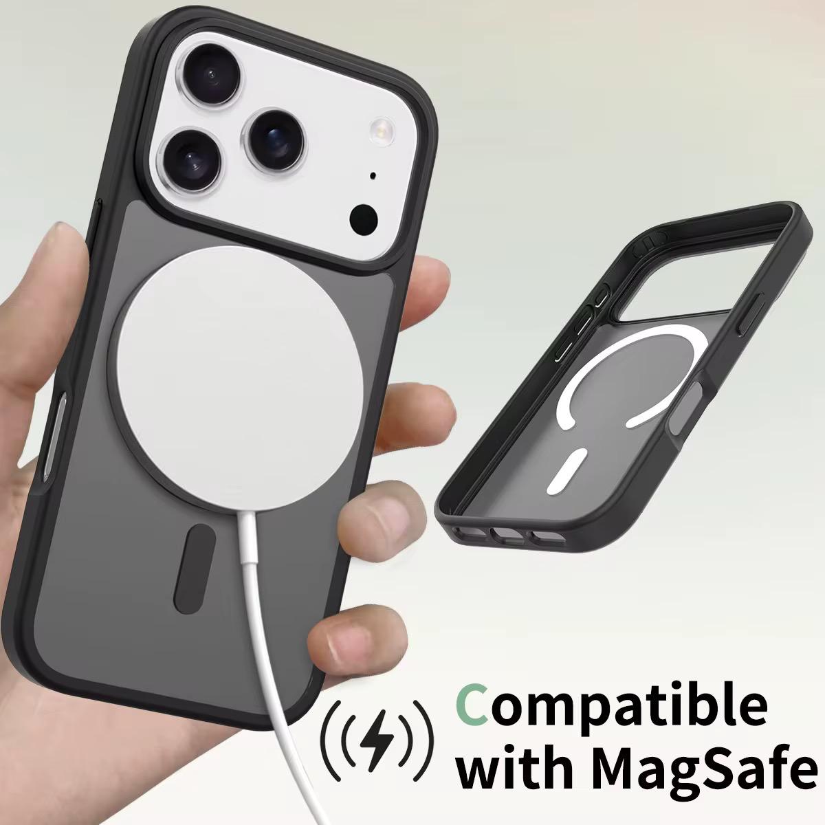 Husa de Protectie, Compatibila Apple iPhone 17 Pro, OG Purple, MagSafe - Negru