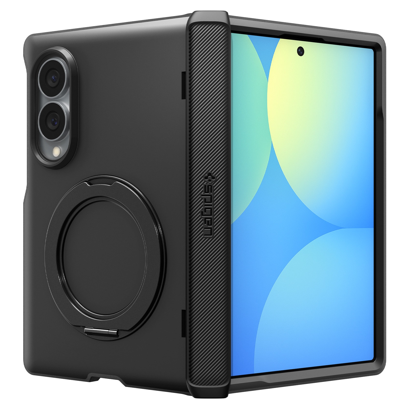 Husa Spigen Slim Armor Pro S cu MagSafe compatibila cu Samsung Galaxy Z Fold 8, Negru