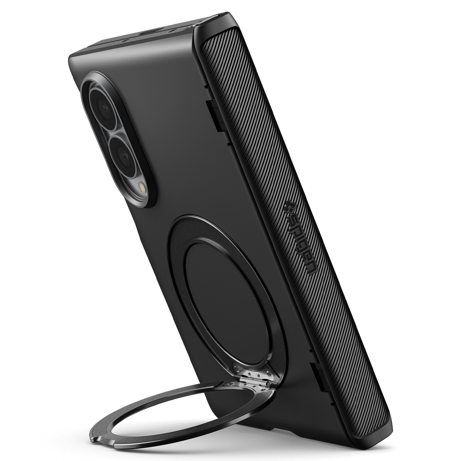 Husa Spigen Slim Armor Pro S cu MagSafe compatibila cu Samsung Galaxy Z Fold 8, Negru