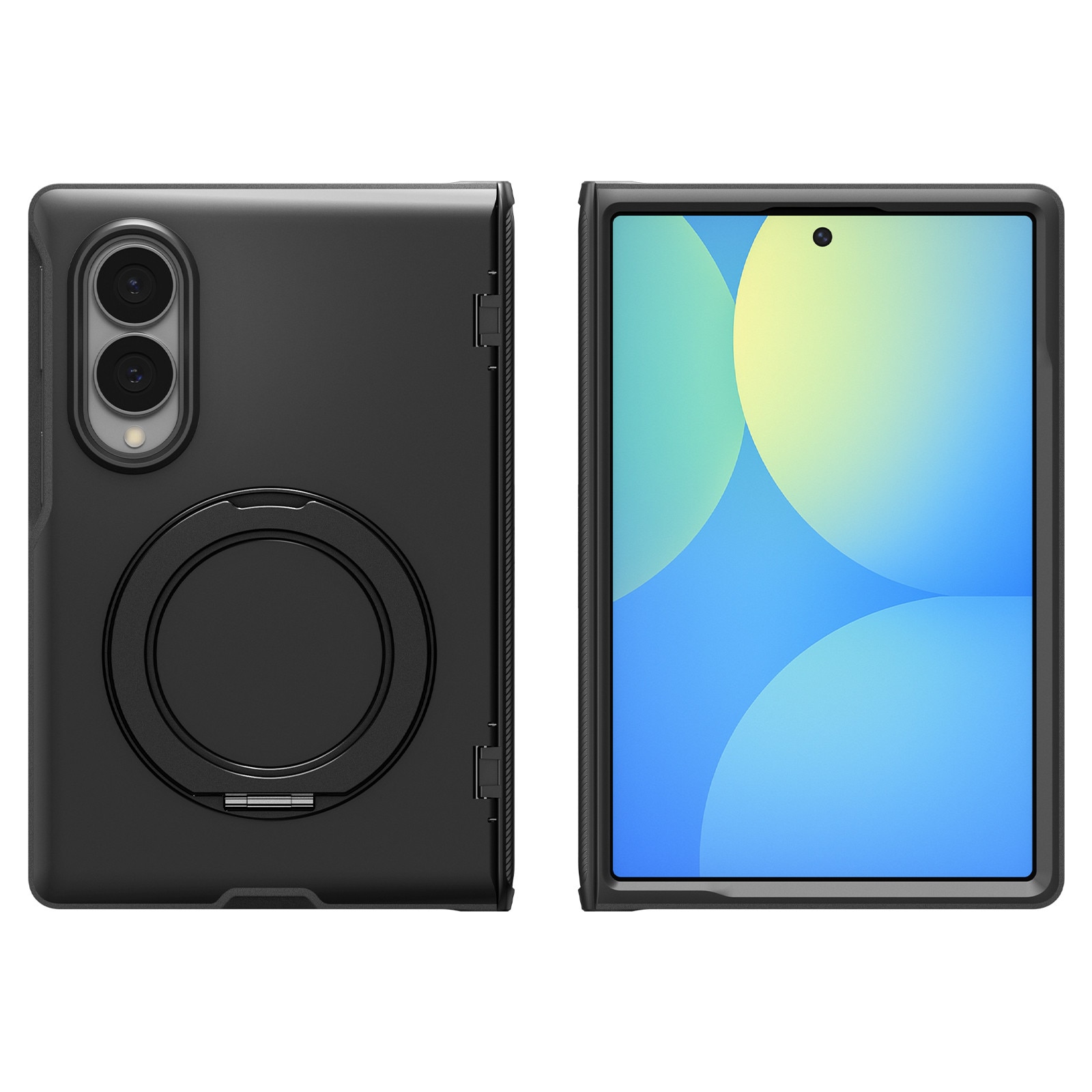 Husa Spigen Slim Armor Pro S cu MagSafe compatibila cu Samsung Galaxy Z Fold 8, Negru
