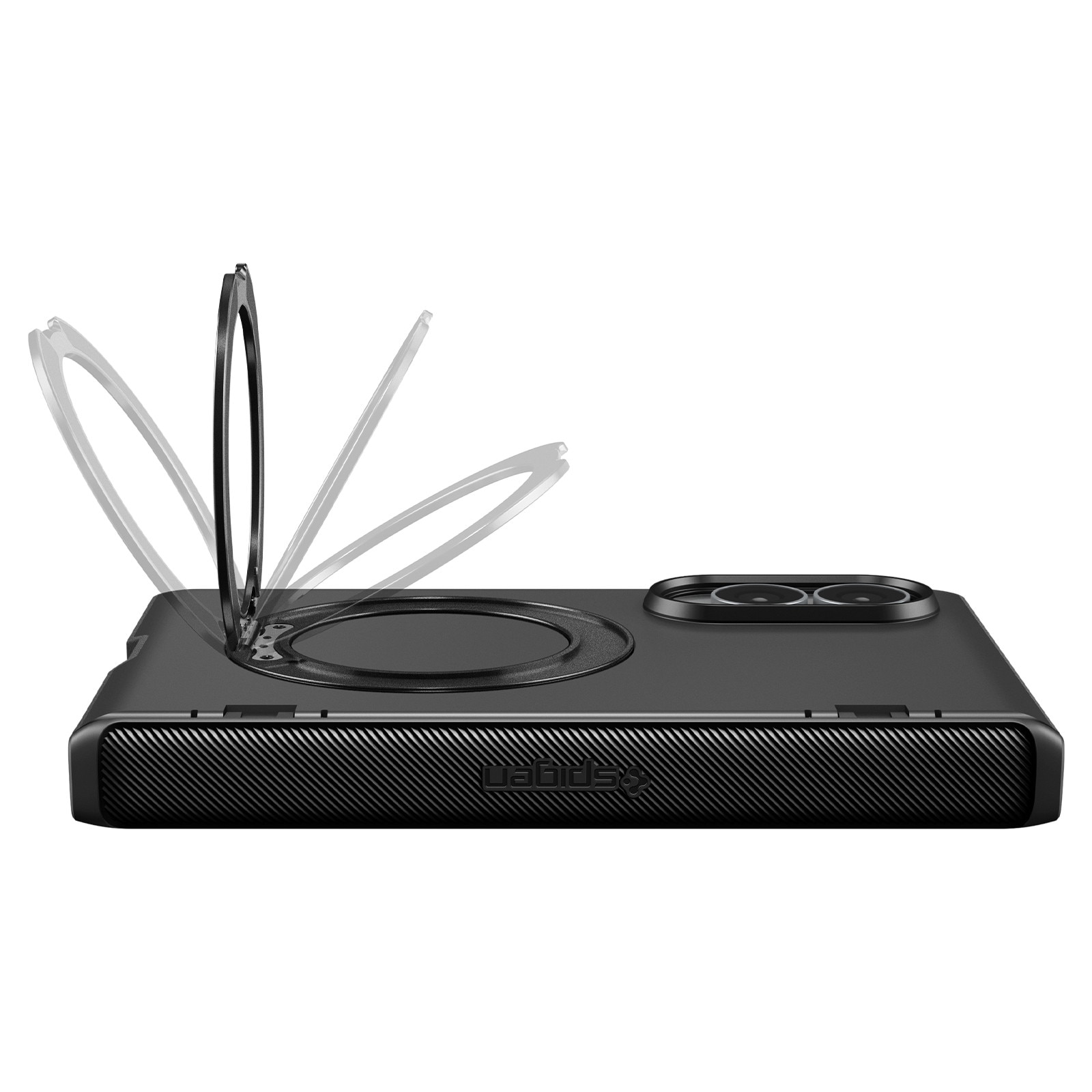 Husa Spigen Slim Armor Pro S cu MagSafe compatibila cu Samsung Galaxy Z Fold 8, Negru
