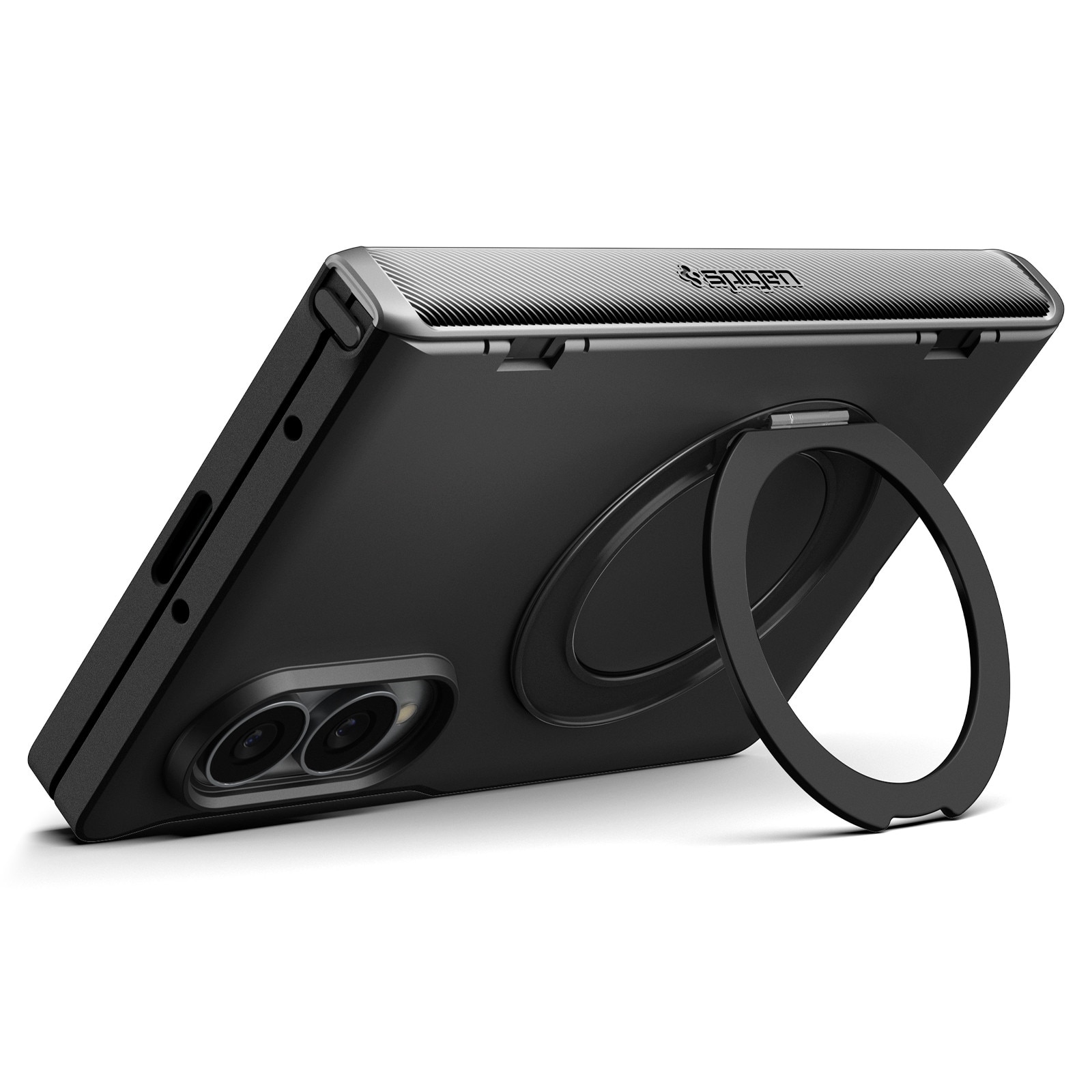 Husa Spigen Slim Armor Pro S cu MagSafe compatibila cu Samsung Galaxy Z Fold 8, Negru