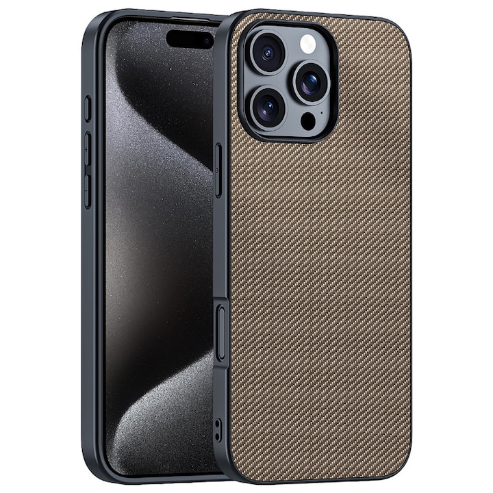 Husa telefon, Compatibil cu iPhone 16, protectie completa, material hibrid, 6.1 inch