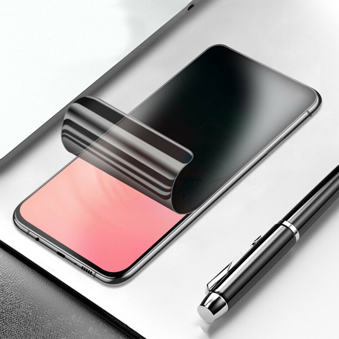 Folie new PRIVACY compatibila cu Samsung Galaxy S25 Plus, S25+, Silicon Mat, Hydrogel Regenerabil, Flexible Hydro-Crystal, Anti-Spy, Instalare usoara, Full Protection, OPTIM SOLUTION