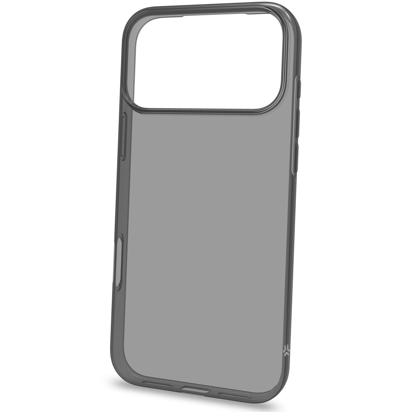 Husa de protectie Celly Silicon pentru iPhone 17 Pro Max, Transparent Grafit