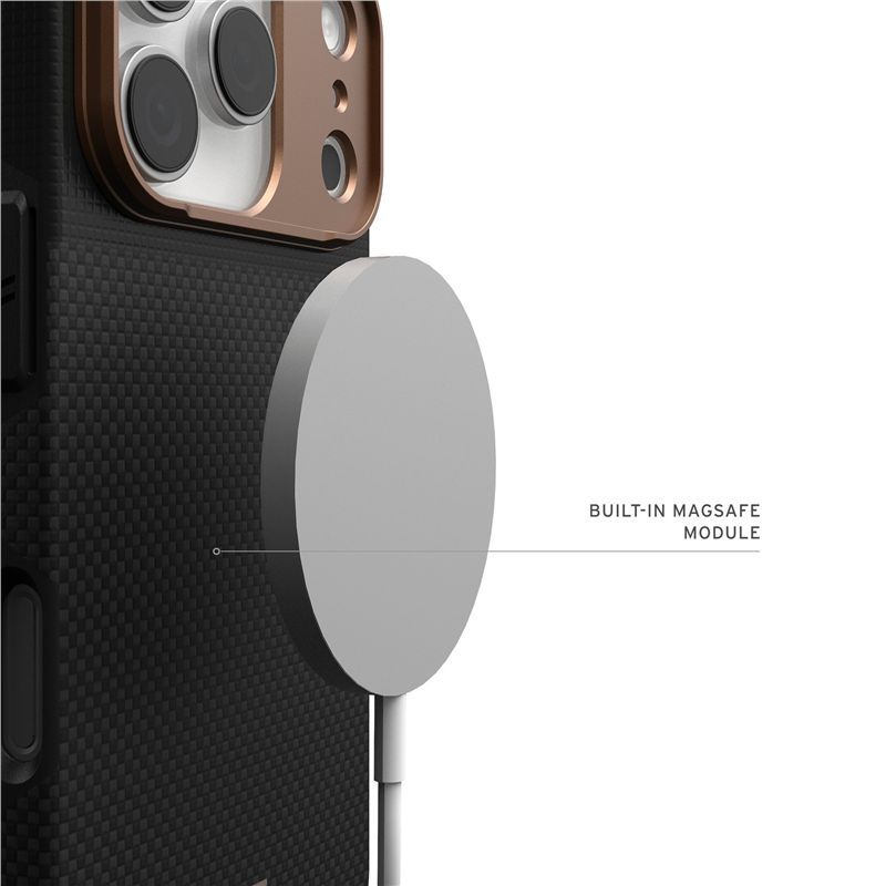 Husa UAG Fibr Armr compatibila cu iPhone 17 Pro, Negru
