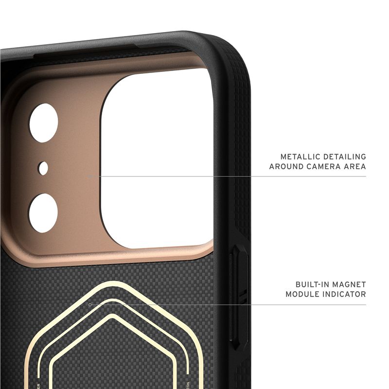 Husa UAG Fibr Armr compatibila cu iPhone 17 Pro, Negru