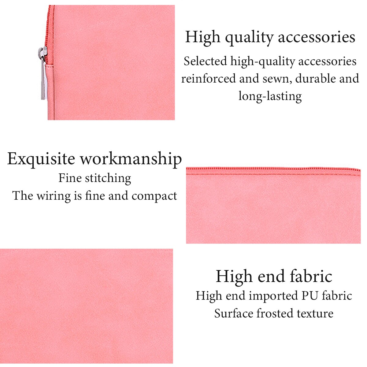 Geanta laptop Zeaicos, protectie pentru MacBook Air/Pro, 14 inch, argintie, design compact