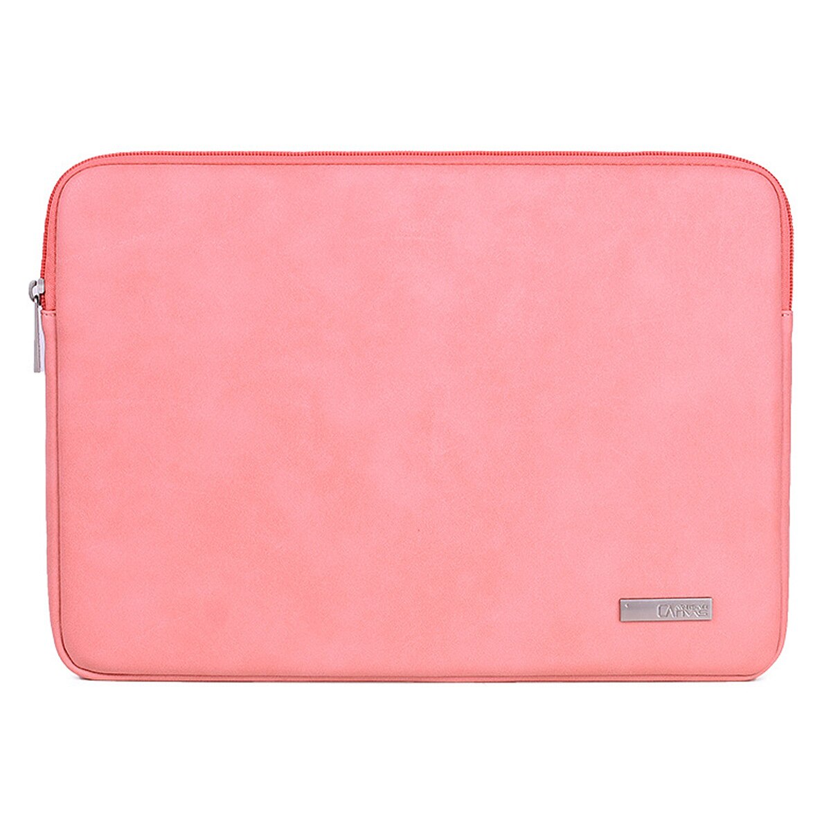 Geanta laptop Zeaicos, protectie pentru MacBook Air/Pro, 14 inch, argintie, design compact