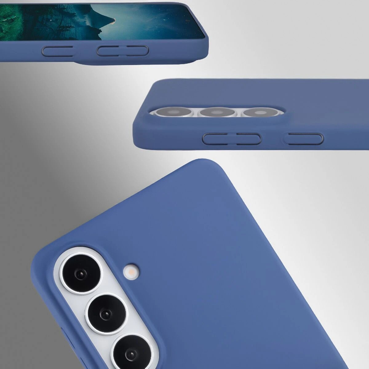 Husa, Bizon Case Łupka pentru Samsung Galaxy S26 Plus, Albastru