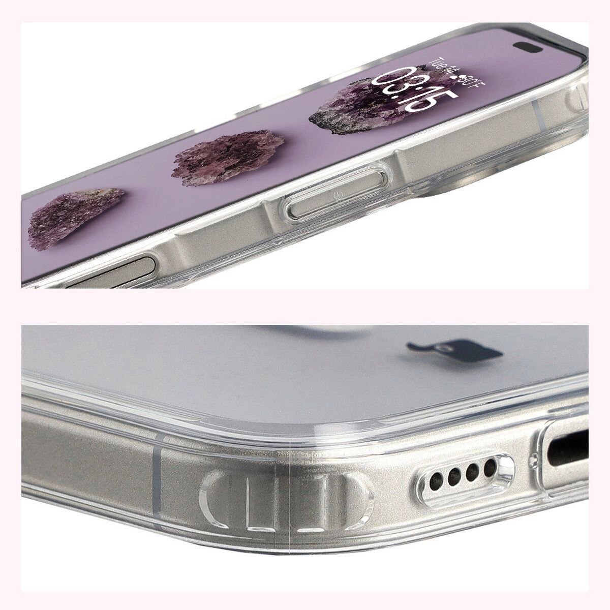 Husa, Bizon Case CrystalO pentru iPhone 17, Transparent