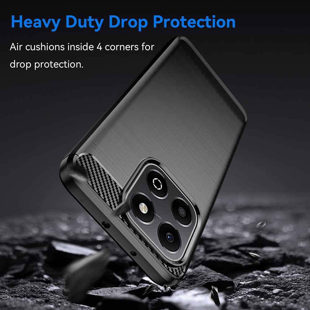 Husă Techsuit pentru Honor X6b, silicon, negru