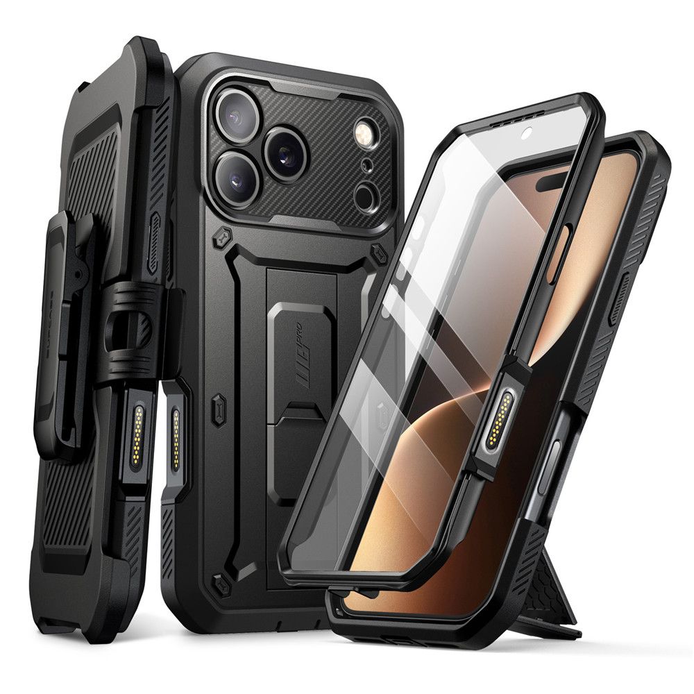 Carcasa Supcase Unicorn Beetle Pro compatibila cu iPhone 17 Pro, Negru